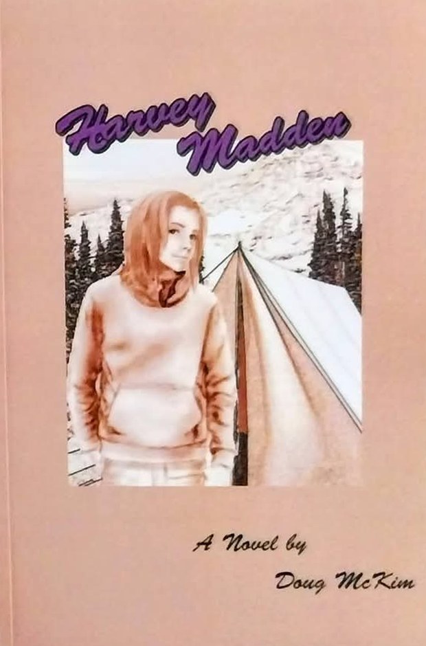 Cover of Harvey Madden: a red-haired teen in a hoodie on a mountain road