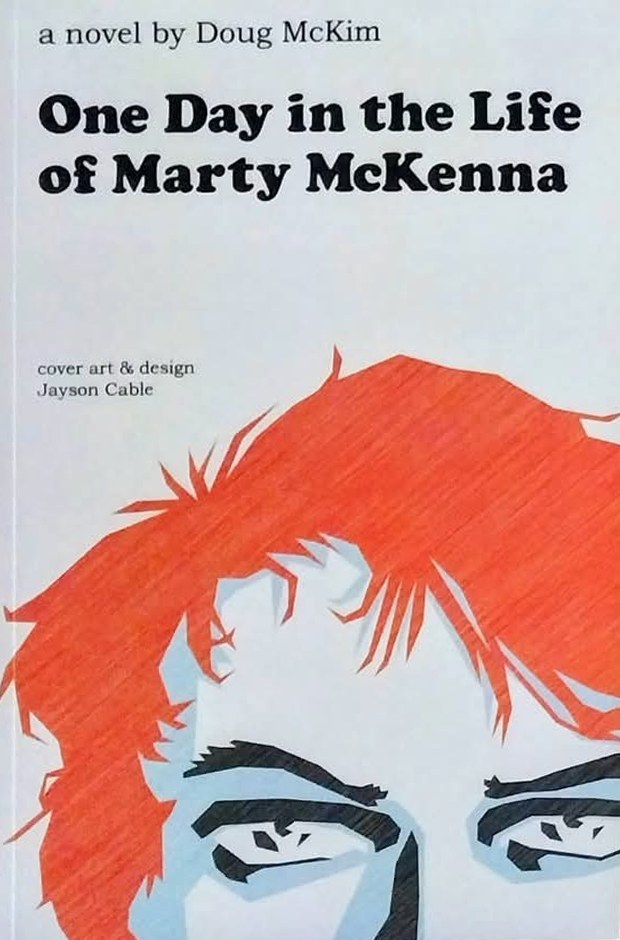 Cover of One Day in the Life of Marty McKenna: a graphic red-haired face